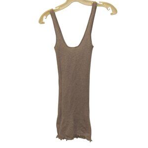 Free People pale lavender feather weight SUMMER sweater knit tank top XS